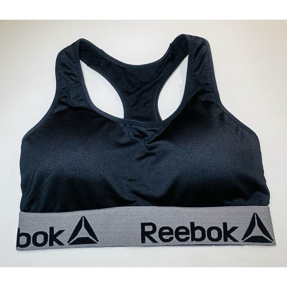 Reebok Women's Black Impact ReSports Bra Size Large